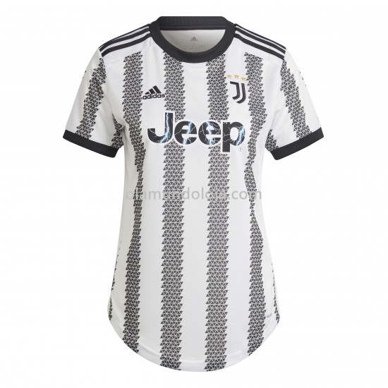 Camisola Juventus Mulher Equipamento Primeiro 2022-2023 Manga Corta